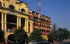 Les bâtiments coloniaux à Yangon